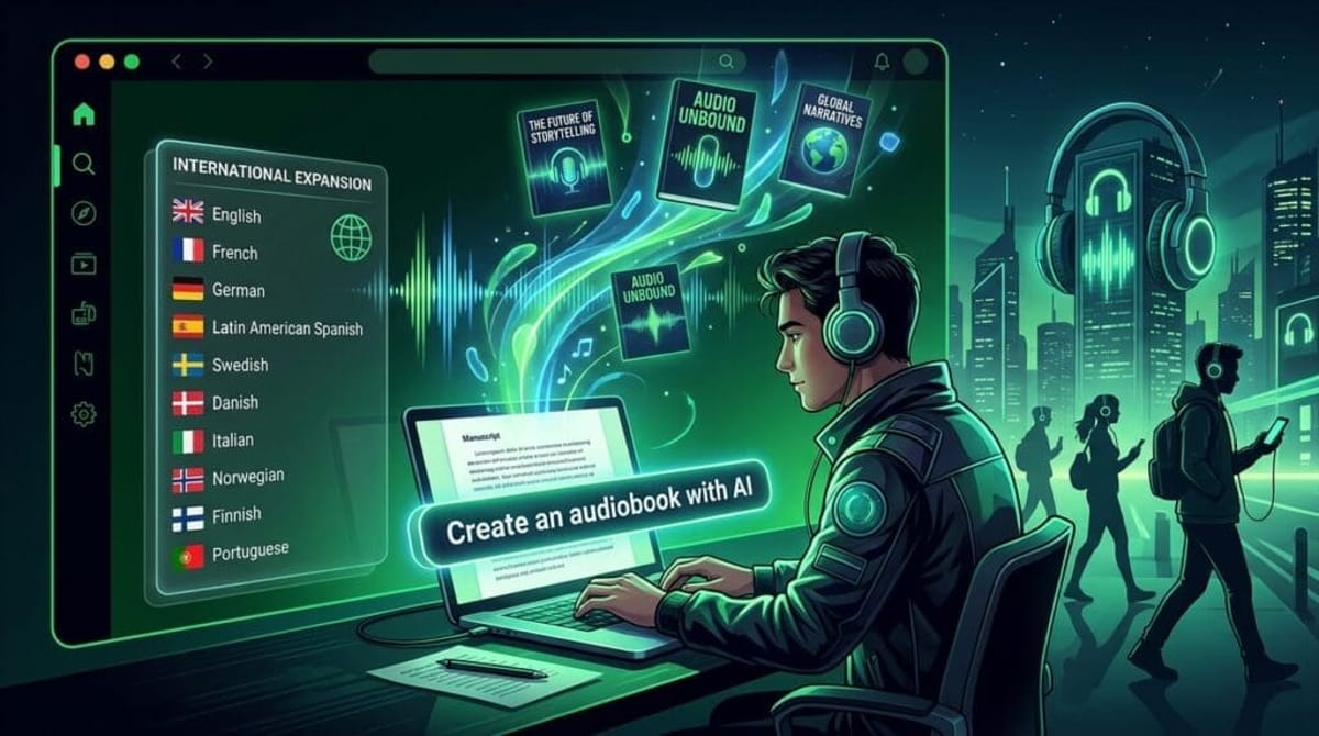 Spotify lanza herramienta de IA para que los autores autopubliquen audiolibros