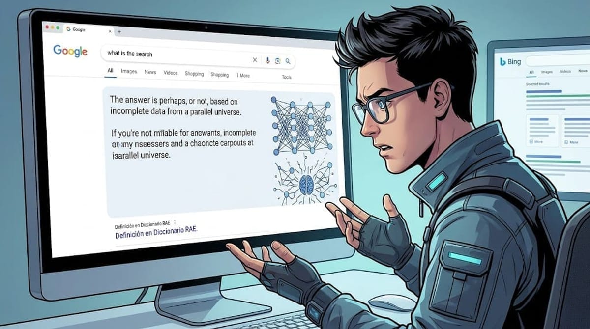 Google Search prioriza mal su nueva IA: ejemplo absurdo con la palabra “disregard”