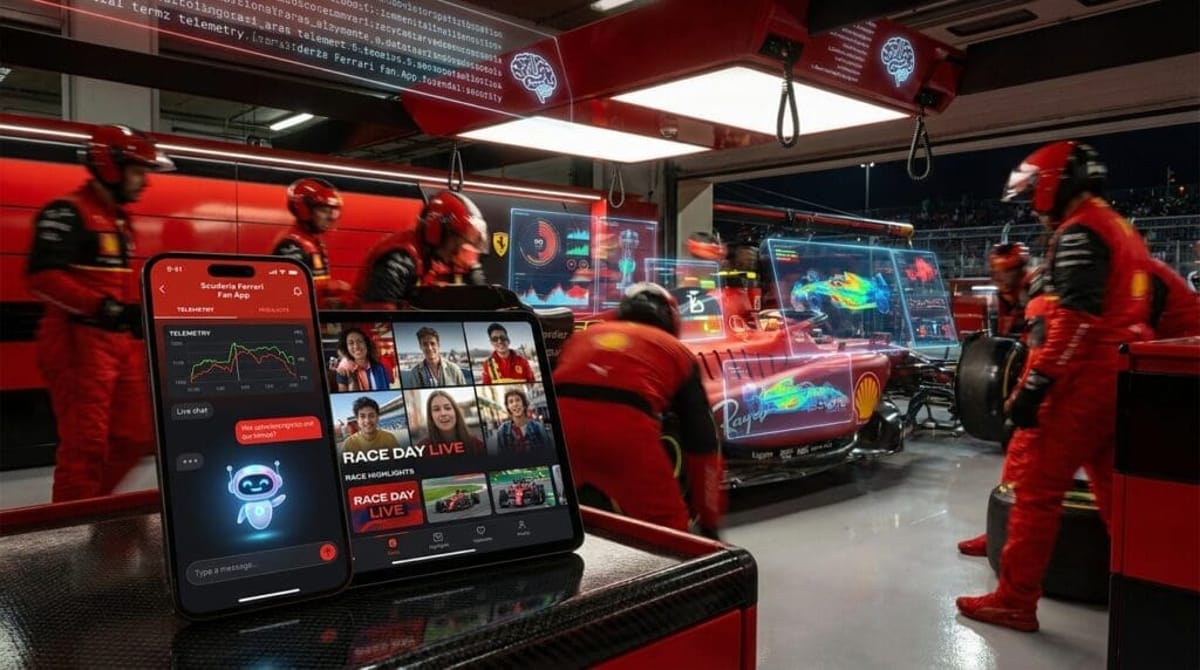 IBM y Ferrari revolucionan la afición de la F1 con una app potenciada por IA