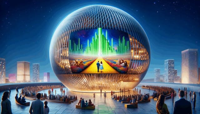 “Sphere en Las Vegas proyectará “El Mago de Oz” con tecnología de IA para una experiencia cinematográfica inmersiva como nunca antes”