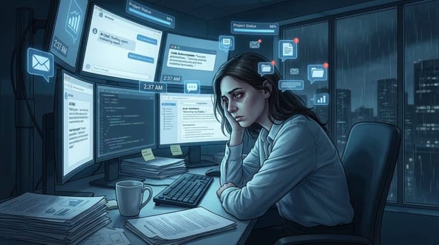 La IA promete liberarte del trabajo… pero podría estar quemándote más